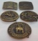 Hesston Professional Rodeo Cowboys belt buckles lot of 5