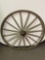 Vintage Wooden and Steel Wagonwheel