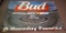 BUDWEISER NASCAR SPONSORED BANNER 2001 6 feet