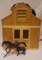 WOODEN HORSE STABLE-folding with carrying strap