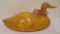 WOODEN BLONDE DUCK DECOY