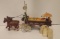 CAST IRON HORSE DRAWN FARMERS MARKET Wagon; Milk Wagon