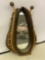 Vintage Horse Collar Mirror Wood Metal Hames Western Decor