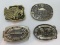 Western Belt Buckle Lot of 4