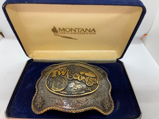 Award Designs Medals belt buckle Wisconsin