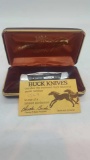 Buck Mustang knife with certificate