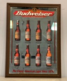 Budweiser Mirror Framed