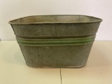 Vintage Galvanized Washtub