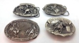 MINNESOTA STATE HIGH SCHOOL RODEO BUCKLE Lot of 4