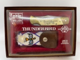 Vintage Schrade Scrimshaw Thunderbird Folding Knife Limited Edition
