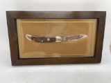 Vintage Schrade+ USA LTD Statue of Liberty Knife w/Display