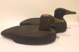 PAIR OF WOODEN DECOYS