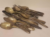 SILVERPLATED FLATWARE lot