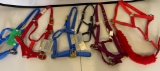 Six Horse Halters of varying sizes