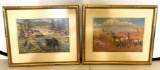 2 Framed Prints by M. Kiefer