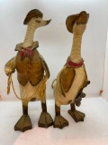 Resin Duck/Goose Cowboy Figures