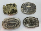 Western Belt Buckle Lot of 4