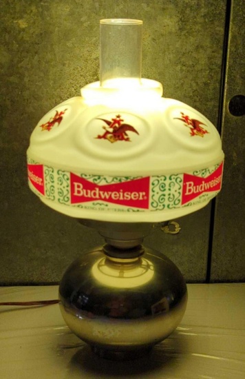 Budweiser wall mounted Lamp 9"x14"
