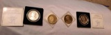 Admission Day Dala 25th Silver Anniversary Coins - 2- .999 troy once silver coins