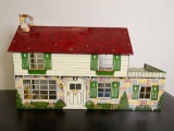 Vintage Louis Marx Pressed Steel Litho Dollhouse MAR Made in the USA 1950's, 25