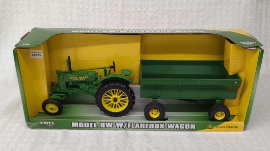 Ertl John Deere model BW W/ flarebox wagon 1:16 scale
