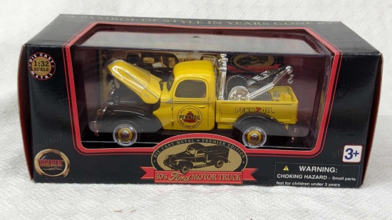 Golden Pennzoil 40s Ford motor truck 1:32 scale