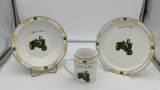 John Deere 730 Gibson Dish set (Salad plate, bowl & cup)