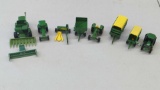 John Deere Tractor, Combine, Wagons & Picker Lot (many marked Ertl)