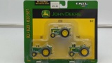 Ertl John Deere 80 - 820 & 830 Tractor set 1:64