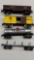 Tin HO scale train cars