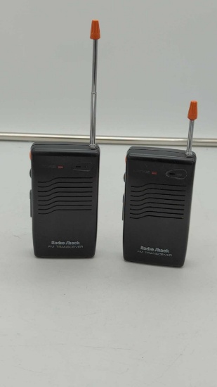 Radio Shack FM Transceiver "walkie talkies" need batteries