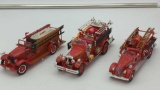Fire Engines - '28 REO, '31 Seagrave & '39 Packard