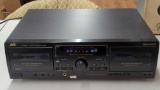 JVC TD-W254 double cassette deck- untested