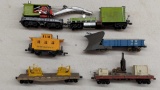 HO scale variety lot train cars and equipment