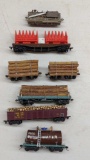 HO scale variety lot train cars and equipment