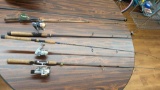 Shakespeare, Rapala, Pfluger, Quantum Rod & Reel Combos Lot