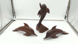 Iron Wood Dolphins lot 9.5