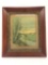 George Howell Gay Print ?The Meadow Brook? in Antique Frame