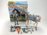 Sir Stuart and Valor The Armored Horse by Marx 1968