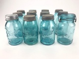 Original Blue Ball Quart Jars with Zinc Lids