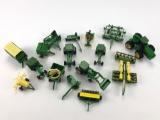 John Deere 1:64 Scale Tractor and Equipment Lot