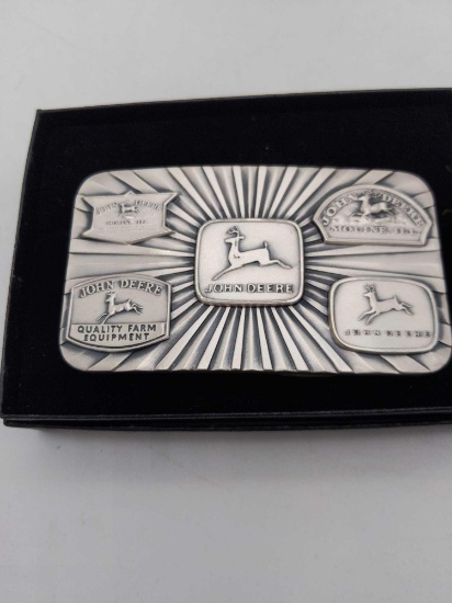 JOHN DEERE HISTORICAL TRADEMARK BELT BUCKLE