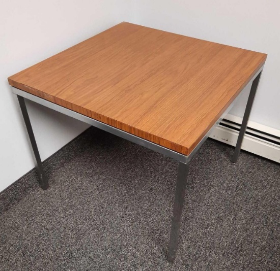 MID CENTURY OFFICE SIDE TABLE- E