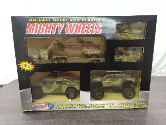 DIECAST METAL AND PLASTIC MIGHTY WHEELS