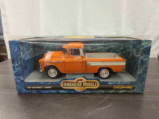 AMERICAN MUSCLE 1957 CHEVROLET CAMEO ERTLE COLLECTIBLES 1:18 SCALE
