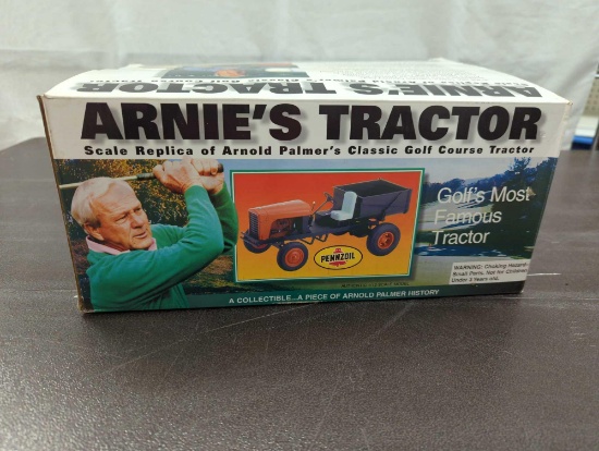 ARNIE'S TRACTOR SCALE REPLICA OF ARNIE PALMER'S CLASSIC GOLF COURSE TRACTOR