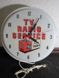GE TUBE TV RADIO SERVICE CLOCK
