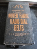 GFD SERVICEMAN'S KIT WOOL FABRIC RADIO DIAL BELTS WITH CONTENTS