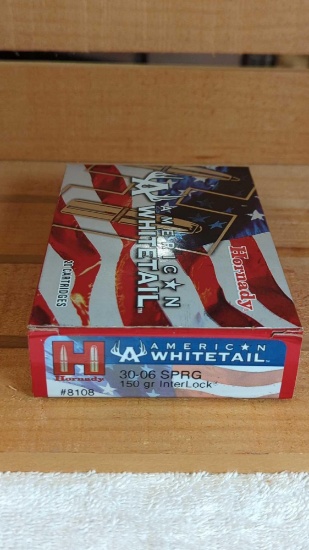 HORNADY AMERICAN WHITE TAIL 30-06 150 GR INTERLOCK 20 ROUNDS