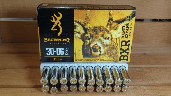 BROWNING 30-06 SPRG 185 GR BXC CONTROLLED EXPANSION MATRIX TIP 20 ROUNDS